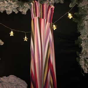 NEW ALTARD STATE MULTICOLORED STRIPED MAXI DRESS